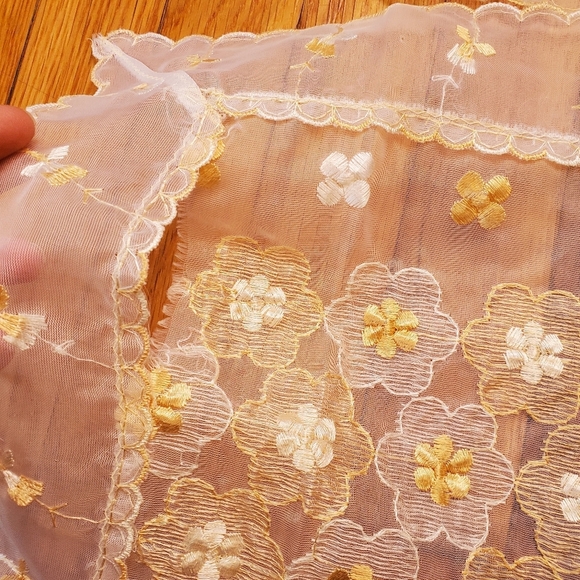 Floral lace table runners fabric craft‎ diy repair - Picture 5 of 9